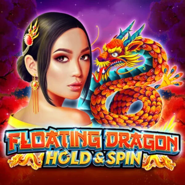 Floating Dragon slot logo by Pragmatic Play at Spinjo Casino